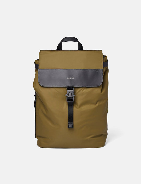 Sandqvist Alva Cotton Canvas & Leather Backpack