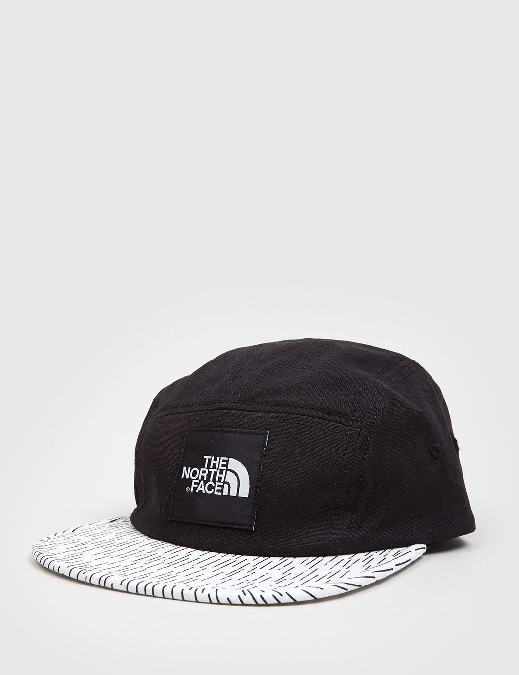 North Face TNF 5-Panel Cap - Black | URBAN EXCESS.