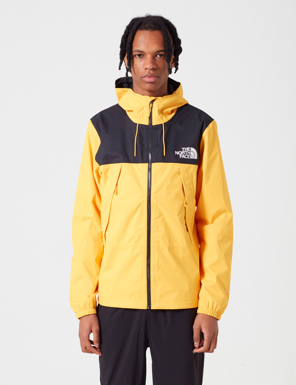 north face mountain q jacket yellow