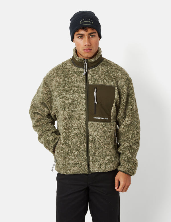 Thisisneverthat INTL. Fleece Jacket - Beige I Urban Excess