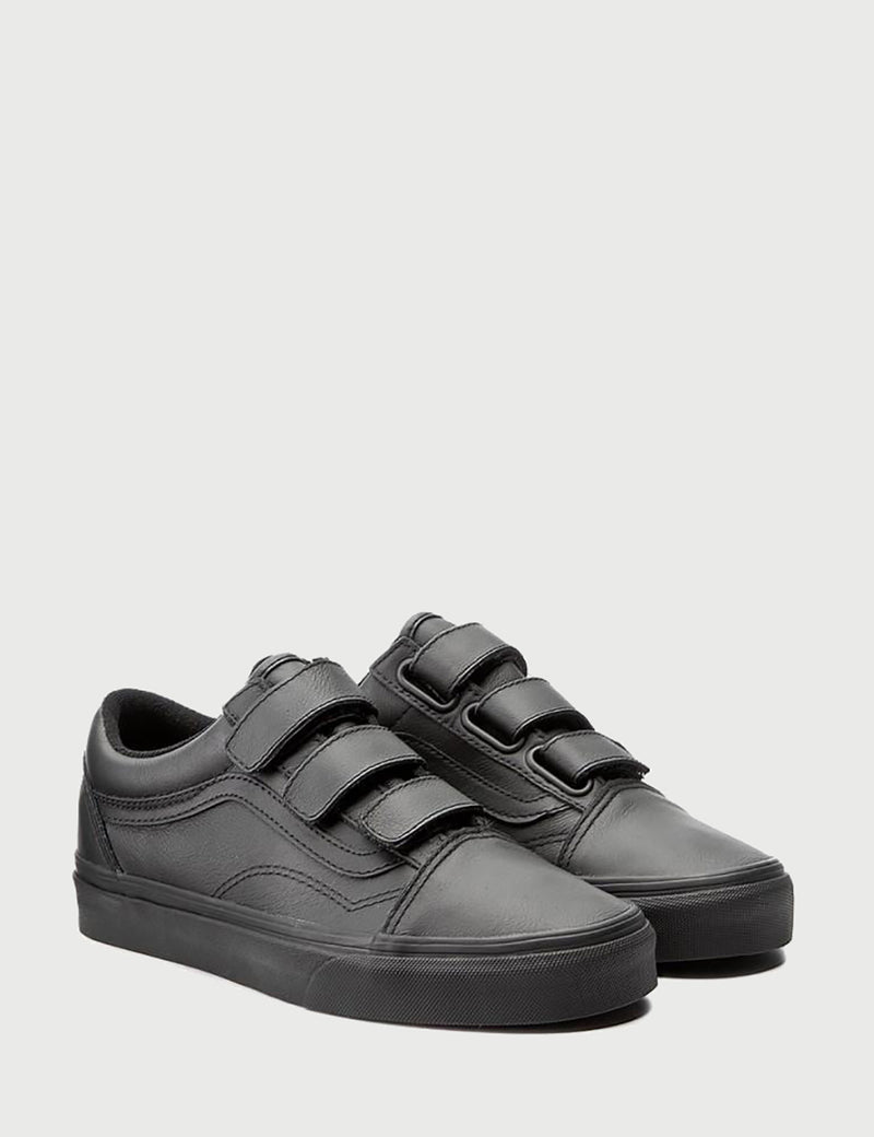 vans velcro black