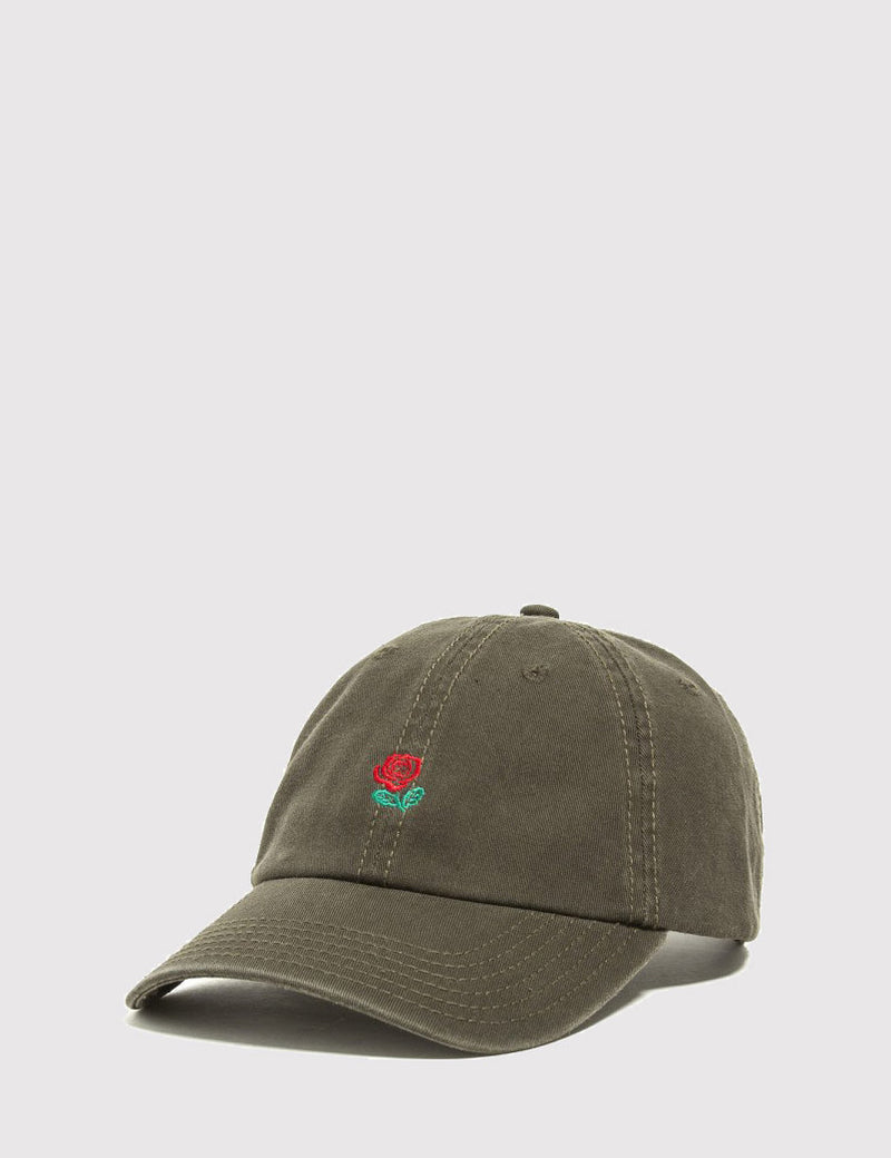The Hundreds The Rose 6-Panel Cap - Olive Green
