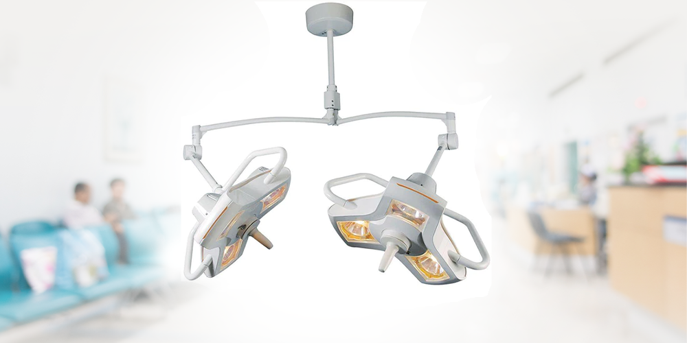 Philips Burton AIM-100 Surgical Light - Double Ceiling Mount - MFI Medical