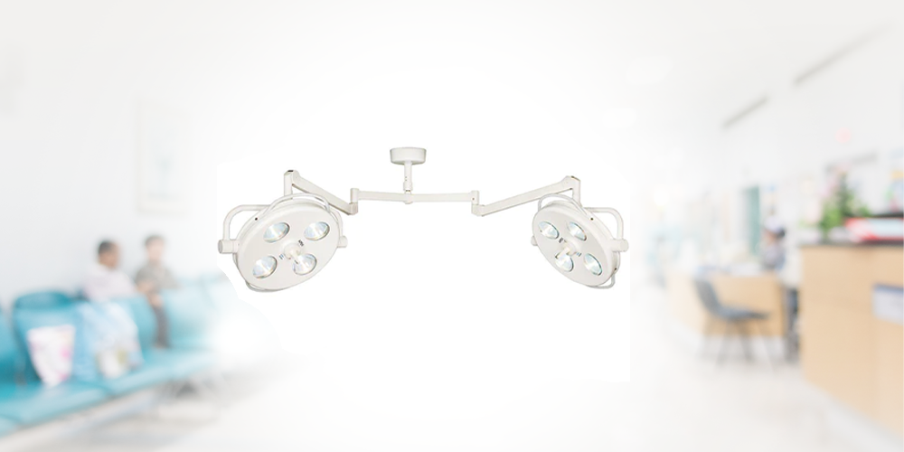 Philips Burton Apex Surgical Light - Double Ceiling Mount - MFI Medical