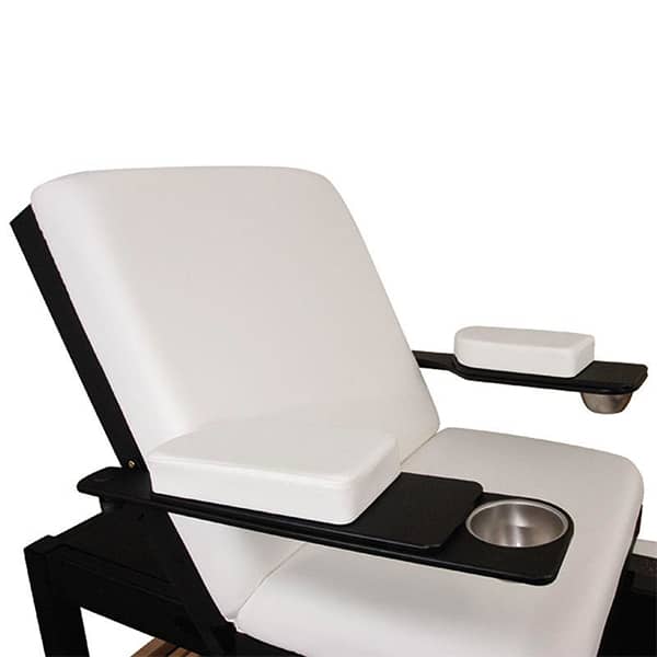 OakWorks Spa Table Adjustable Manicure Side Arm Rests