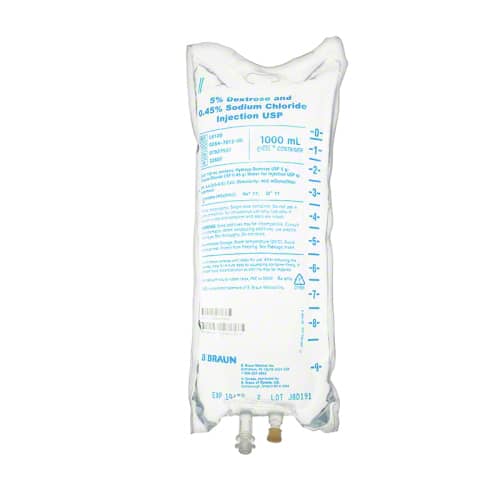 B. Braun Dextrose and Sodium Chloride Injections - MFI Medical product image