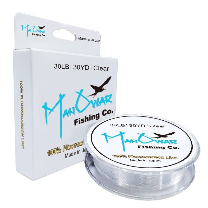 20LB Fluorocarbon 30 yrds - ManOwar Fishing Co.