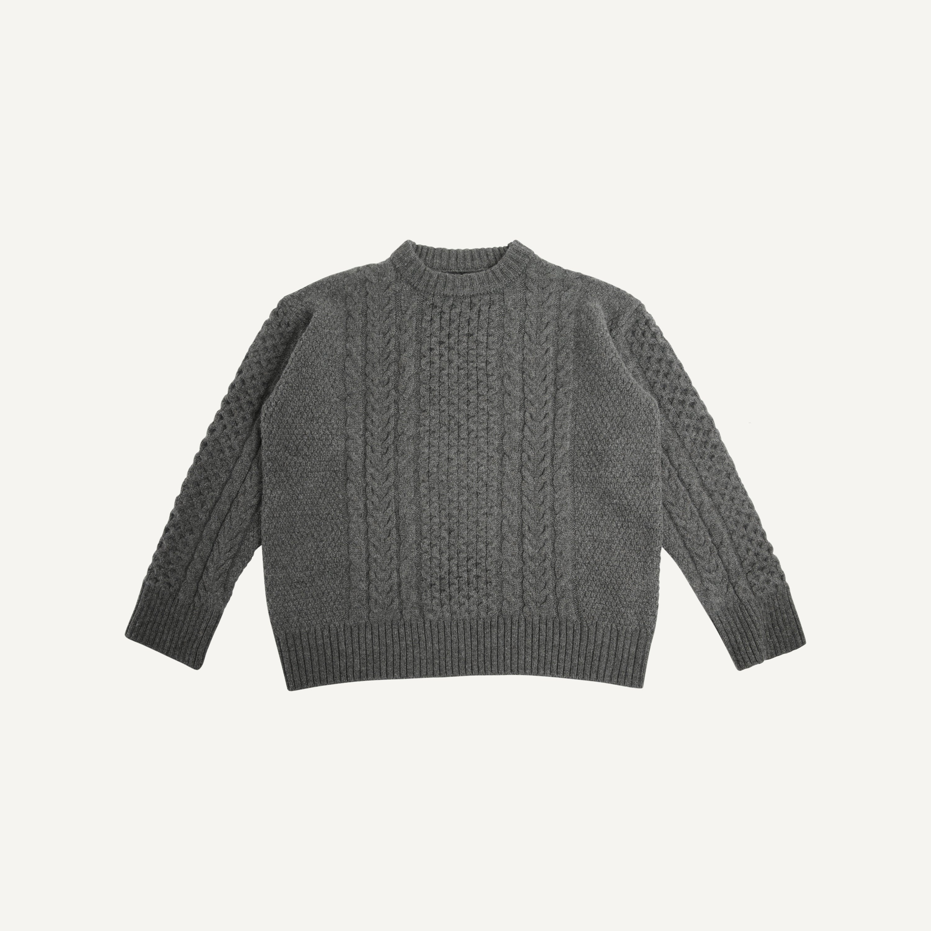 TOUJOURS Fisherman Sweater トゥジュー アランニット