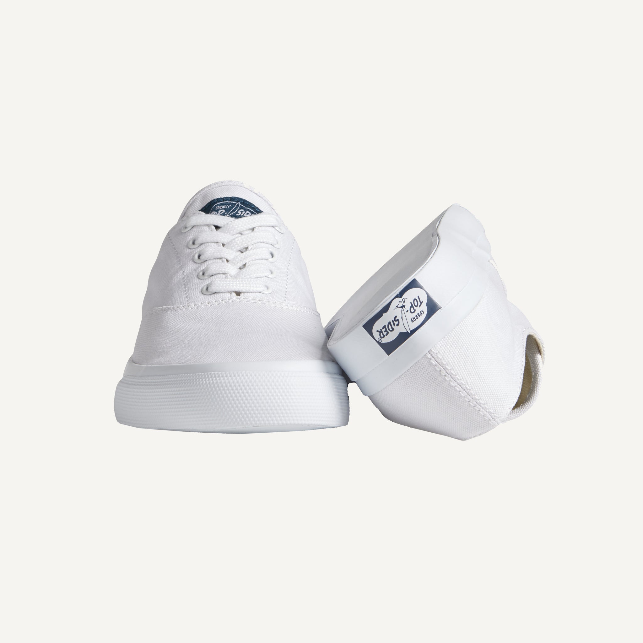 sperry top sider white canvas