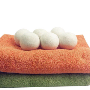 Wooler™ Organic Wool Dryer Balls (6pcs Special) Replaces Use Of Harmful Synthetic Dryer Sheets While Saving Energy & Money