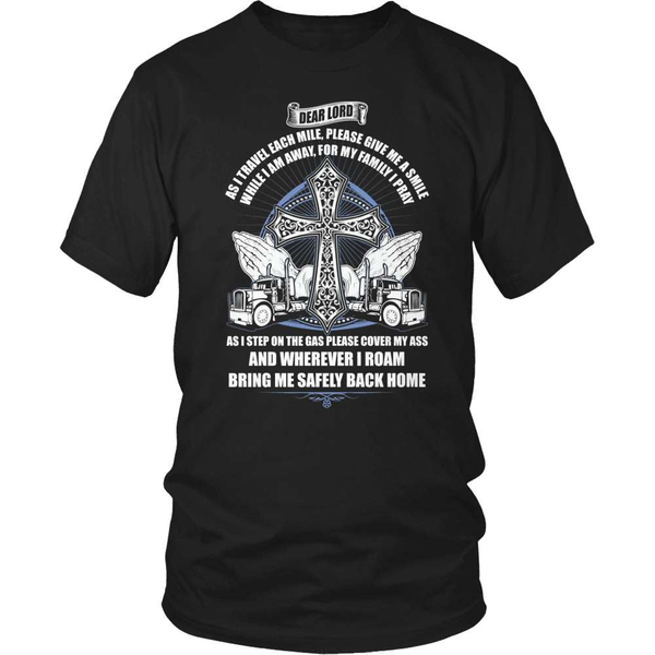 Trucker T-Shirt Design - The Truckers Prayer | snazzyshirtz.com