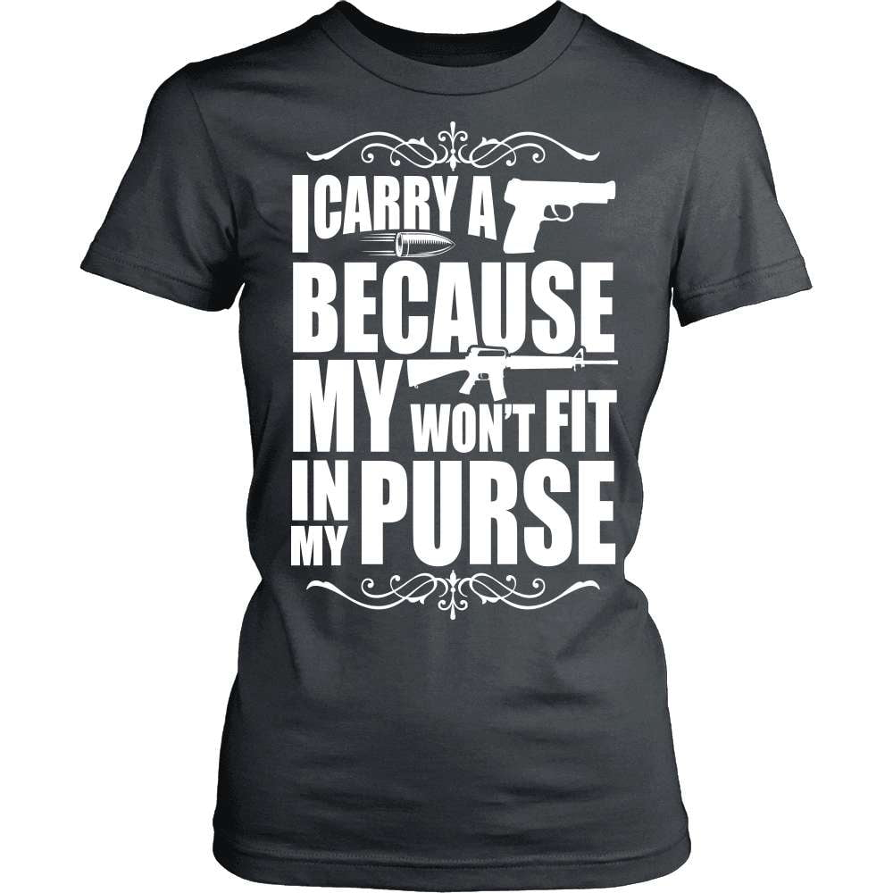 Gun T-Shirt Design - I Carry! | snazzyshirtz.com