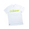 deboer Men's Tee White & Lime - Purpose Performance Wear