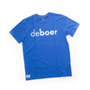 deboer Men's Tee Royal & White - Purpose Performance Wear