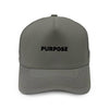 Snapback Trucker Cap Laser-Cut Grey - Purpose Performance Wear