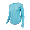 Women ELITE Long Sleeve Running Shirt (Arctic Blue) - Purpose Performance Wear