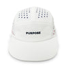 5-Panel Camper Cycling and Running Cap White/Pink