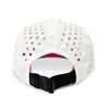5-Panel Camper Cycling and Running Cap White/Pink