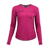 Women Long Sleeve Running Shirt Hypermesh ELITE (Amaranth Red) - Purpose Performance Wear