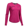 Women Long Sleeve Running Shirt Hypermesh ELITE (Amaranth Red) - Purpose Performance Wear