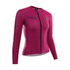 PRO v3 Women's Cycling Jersey Long Sleeve (Amaranth Red) - Purpose Performance Wear