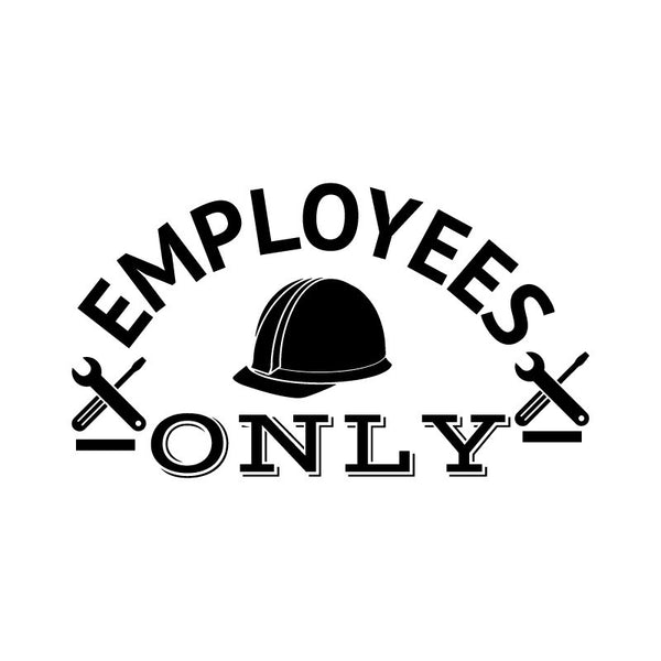 employees only sign roblox decal