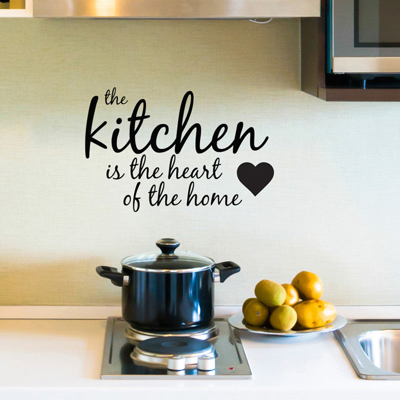 Kitchen is the heart of the Home Quote Decal | Shop at Dana Decals