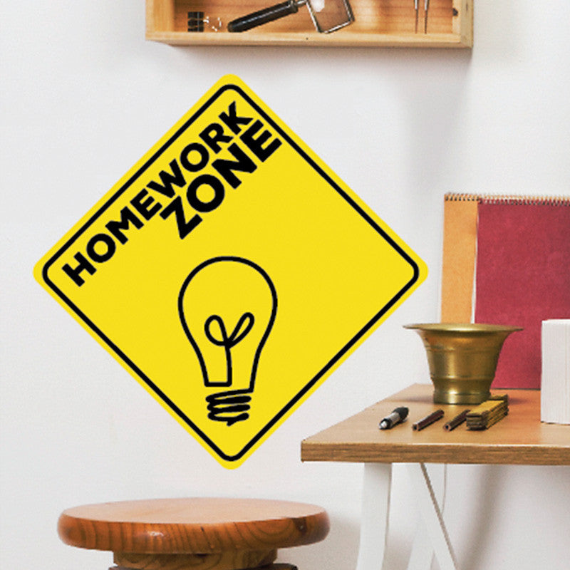 homework corner sign