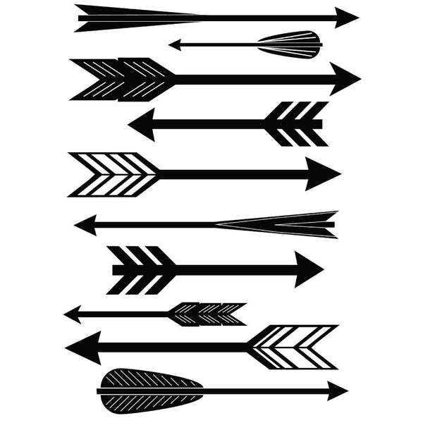Feathered Arrows Pattern Wall Decal | Shop Decals from Dana Decals