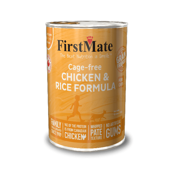First Mate Cage-Free Chicken & Rice for Cats