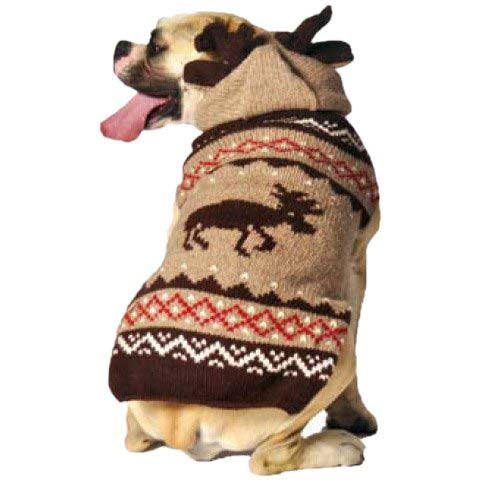 moose dog sweater