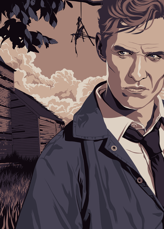 True Detective Art Print Pop Culture by Mike Wrobel – Mike Wrobel Shop