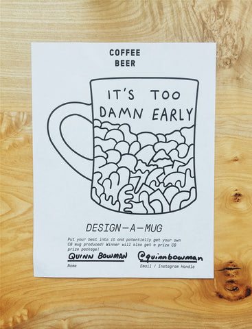 Coffee Beer Coloring Book Sample