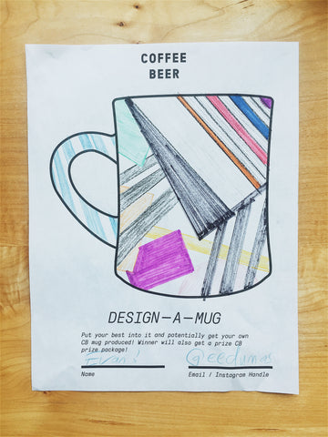 Coffee Beer Coloring Book Sample