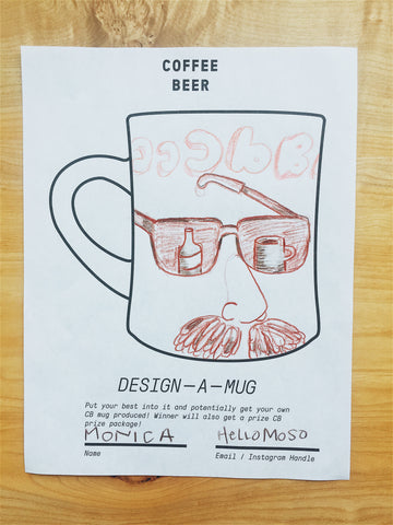 Coffee Beer Coloring Book Sample Page