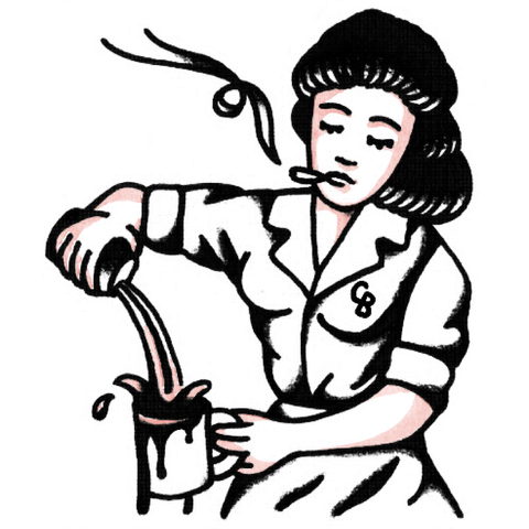 Coffee Beer Sergey Tattoo Wizard "Sad Waitress"
