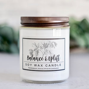 Lavender Essential Oil - 8oz Soy Wax Candle – Little Flower Soap Co