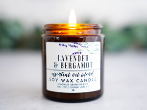 Tobacco and Bay Leaf Essential Oil - 8oz Soy Wax Candle – Little Flower  Soap Co