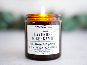 Love You Mom 4oz Lavender Bergamot Candle