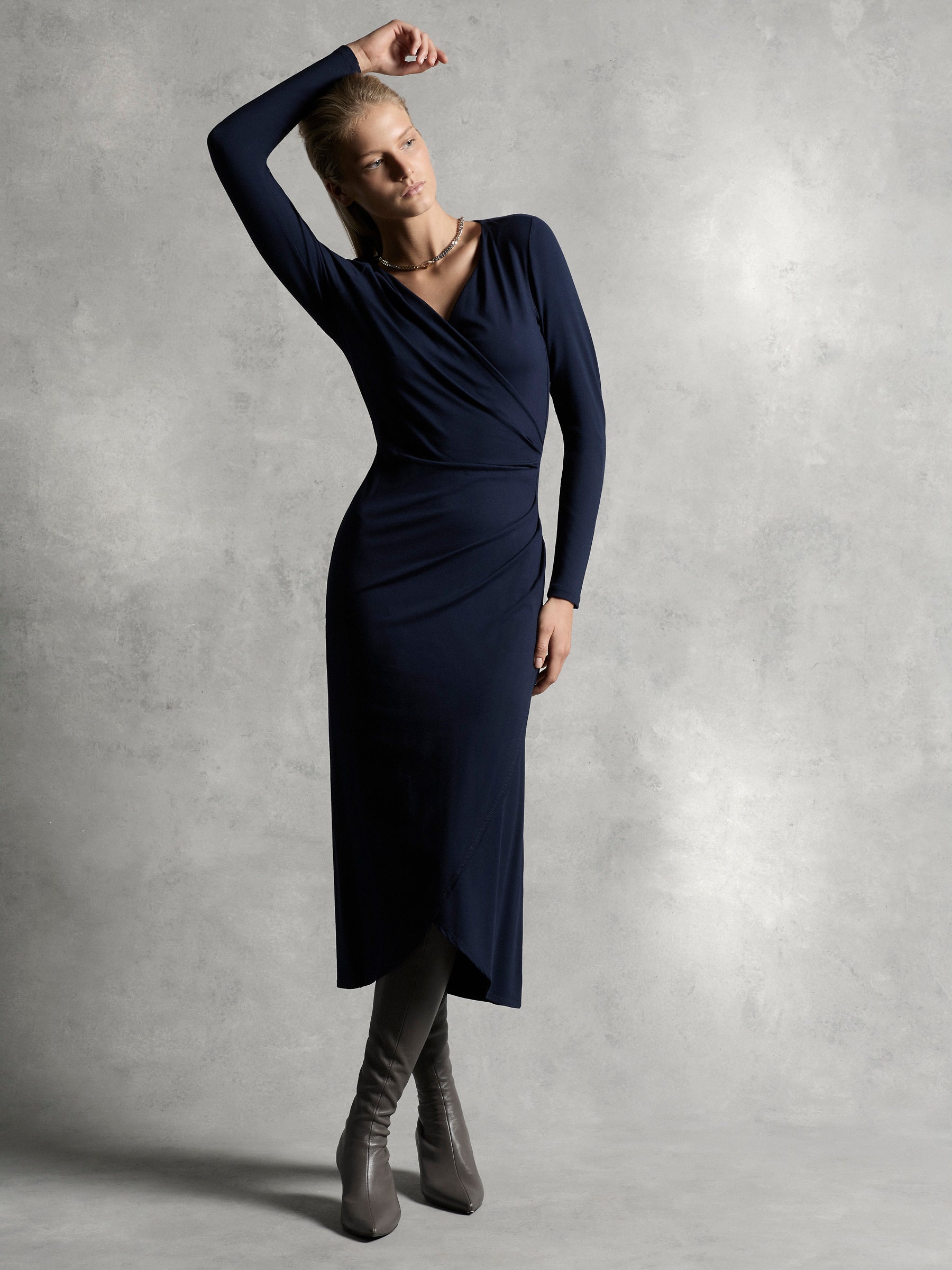 Adelphi Dress - Navy