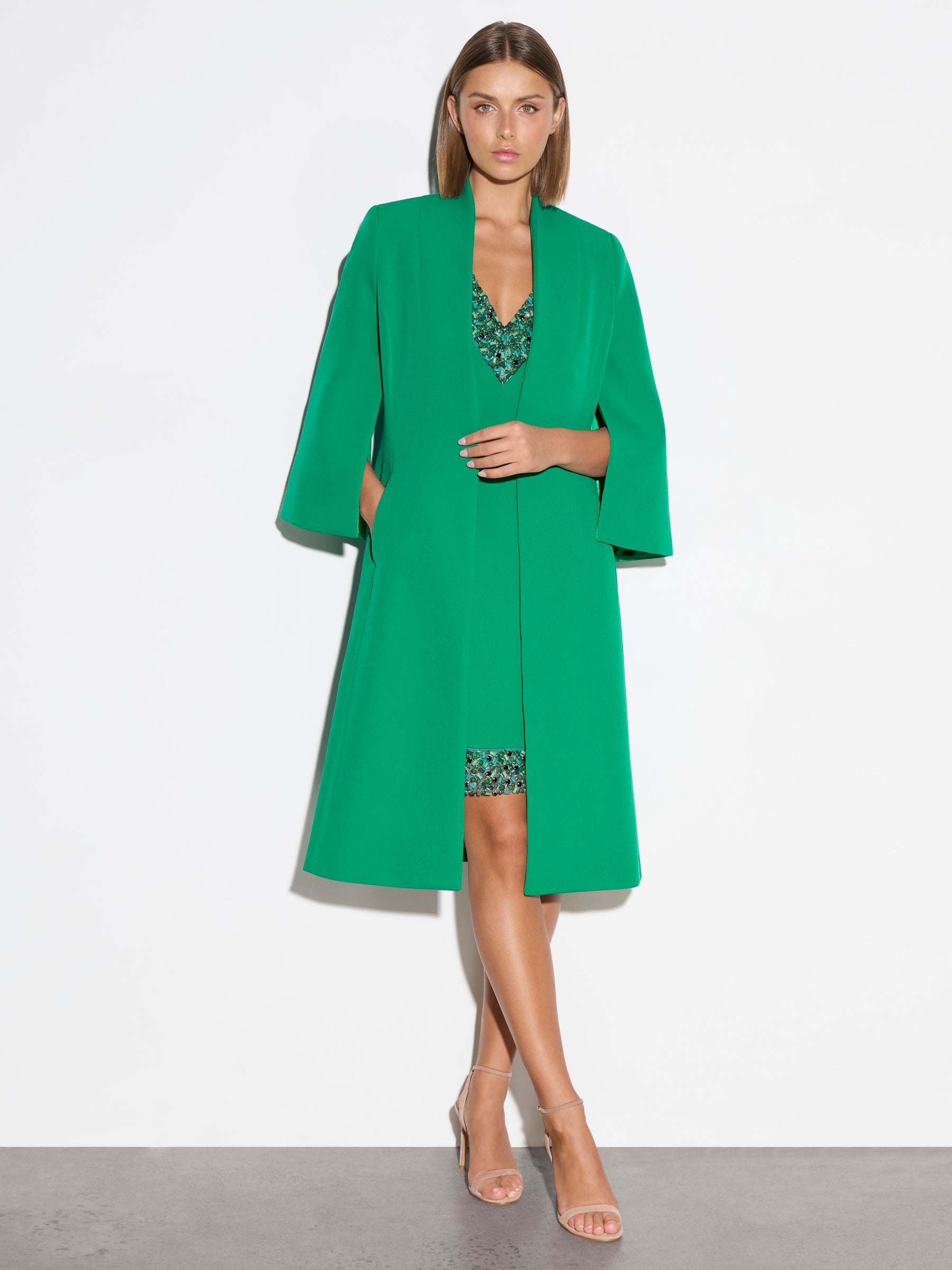 Christina Jacket - Emerald (Size 8 + 14 Only)