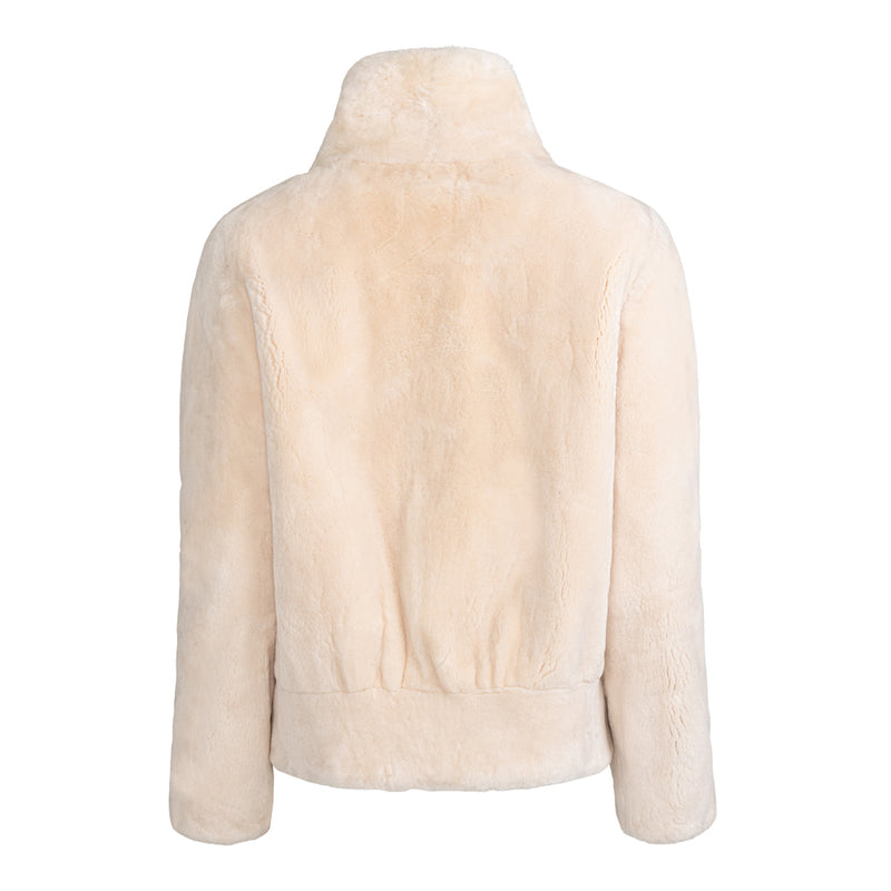 JULIETTE Sheared beaver bomber jacket – Wolfie Premium Outerwear