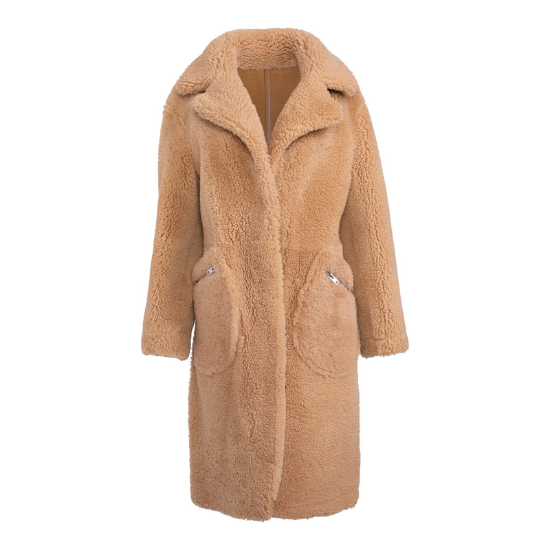 Tessa Reversible Shearling Teddy Coat – Wolfie Premium Outerwear