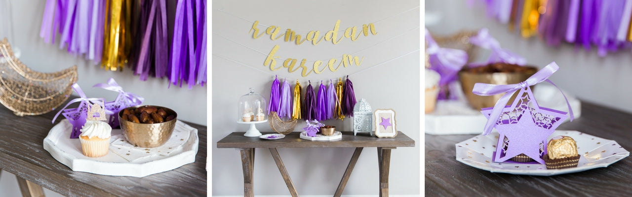 Purple Ramadan Decoration