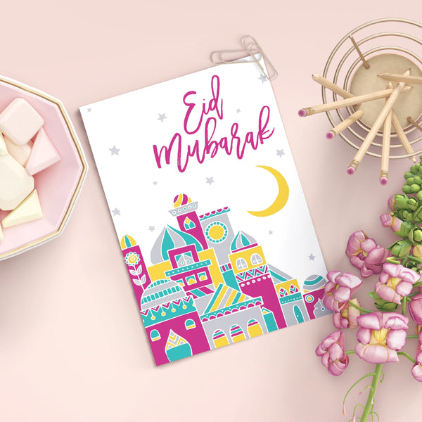 Islamic Greeting card for Eid  Eid Mubarak Card – With A Spin