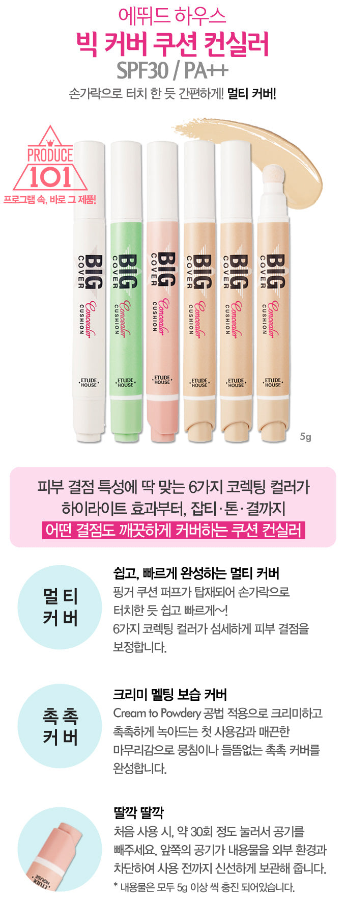 Etude House - Big Cover Cushion Concealer