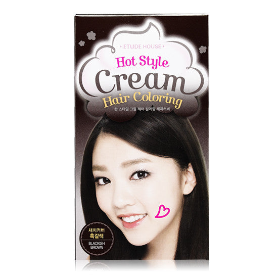 Etude House Hot Style Bubble Hair Coloring Gray Hair Cover Dark Brown