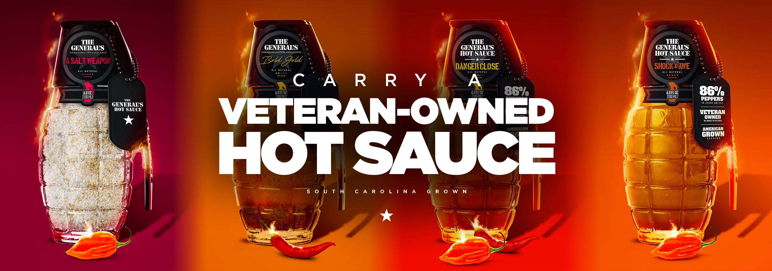 Carry a veteran-owned hot sauce
