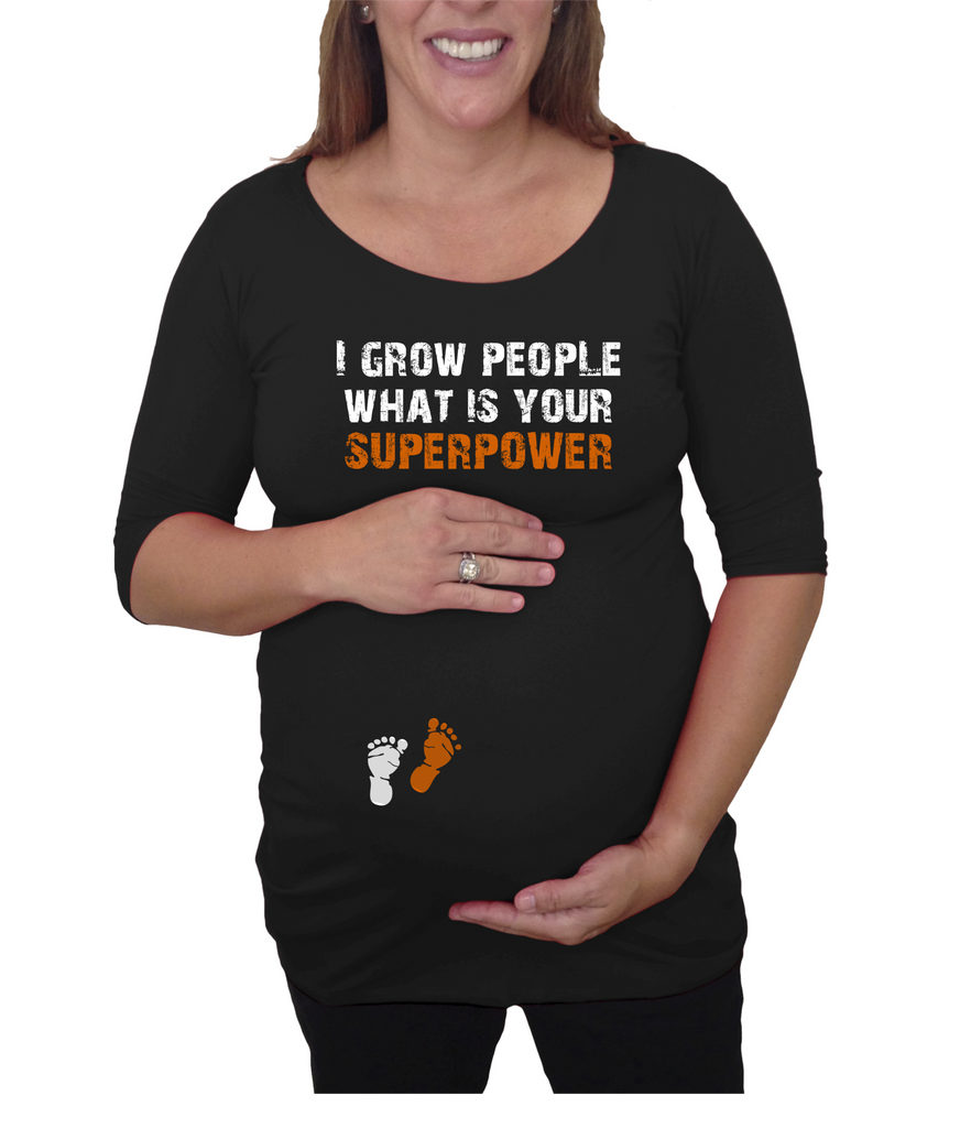 I grow people Maternity t-shirt | Zazzle.com