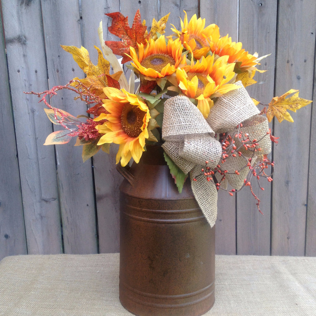 Sunflower Milk Can – The Drying Shed